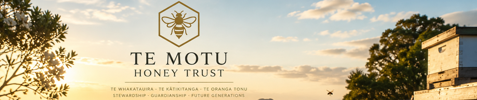 Te Motu Honey Trust Admin Demonstration Banner