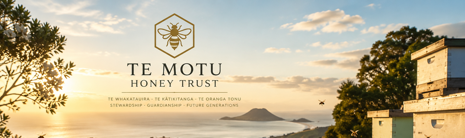 Te Motu Honey Trust Banner