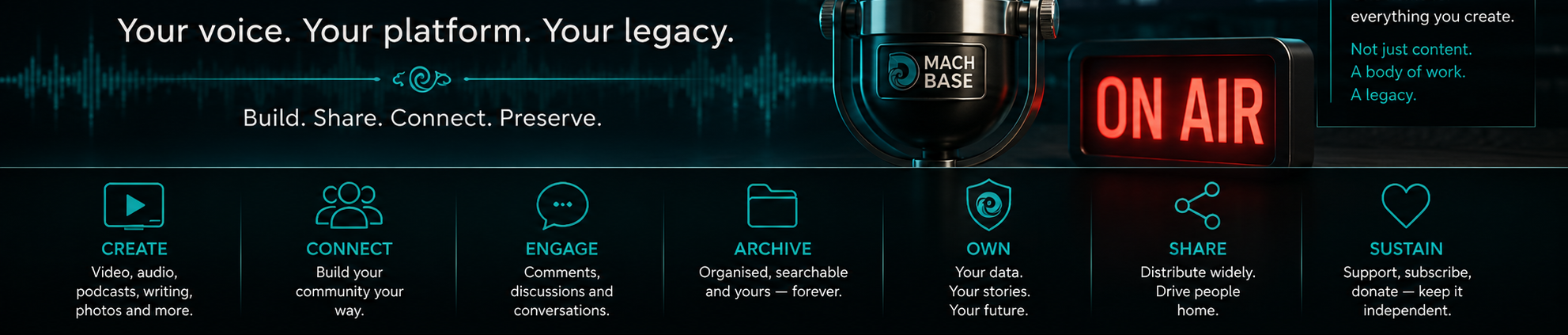 MACH ONAIR — Your voice. Your platform. Your legacy.